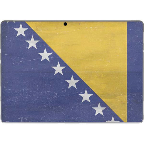 Bosnia and Herzegovina Flag Distressed Surface Pro 9 Skin